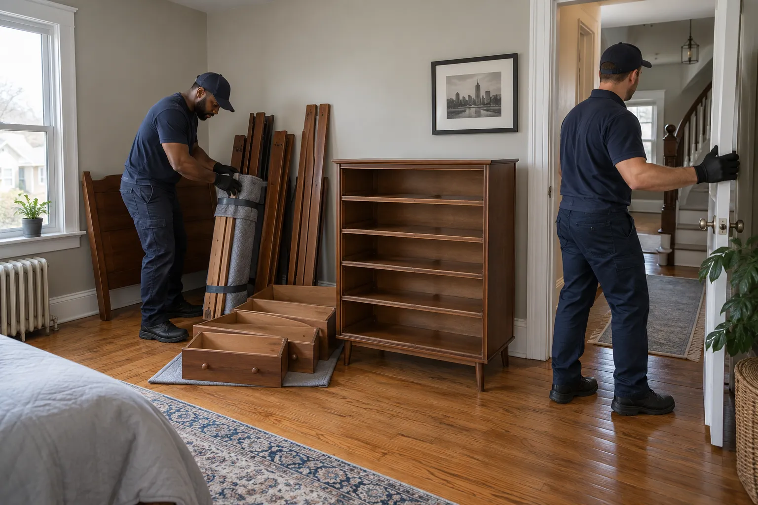 Dresser & Wardrobe Removal service planning