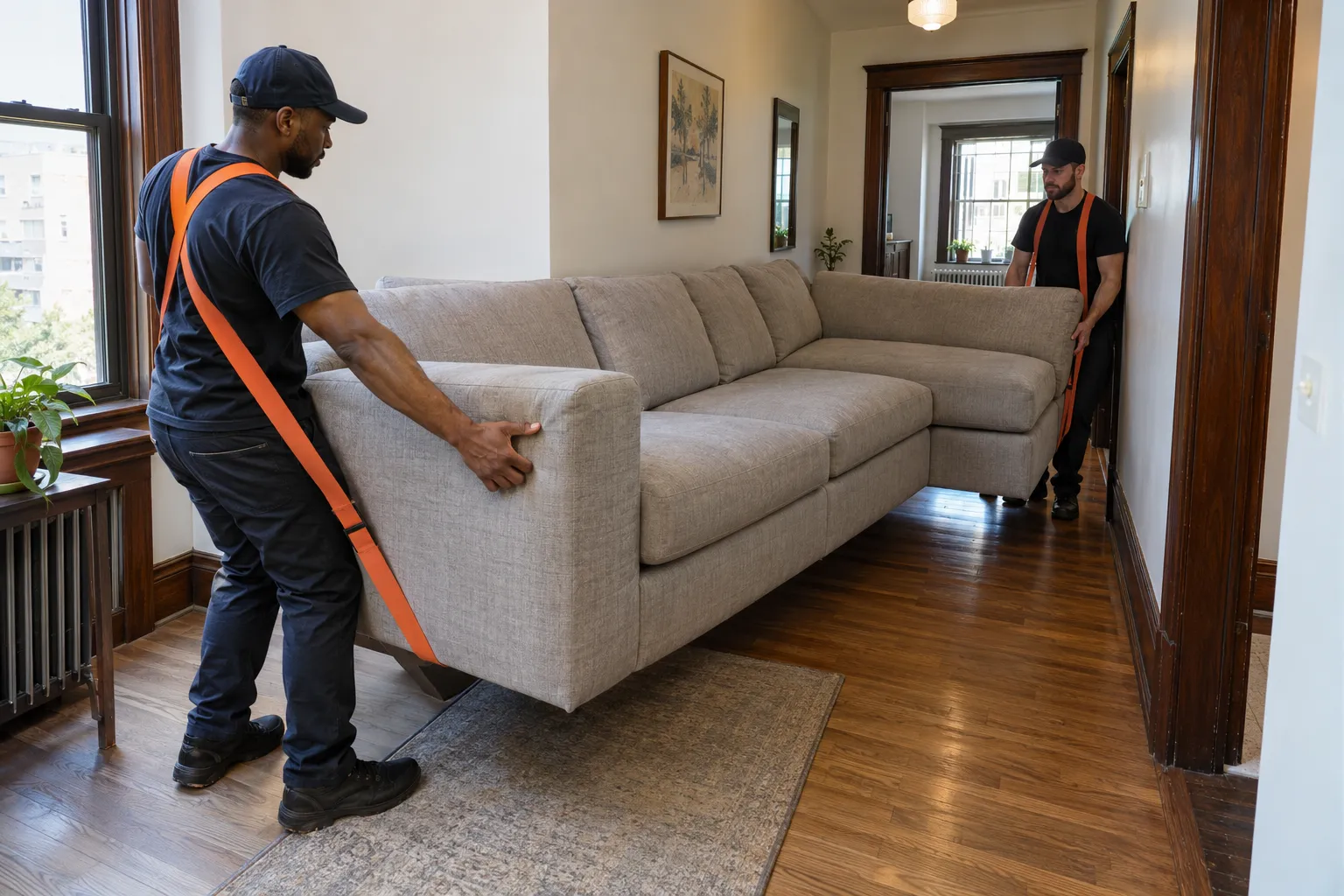 Couch & Sectional Removal service planning
